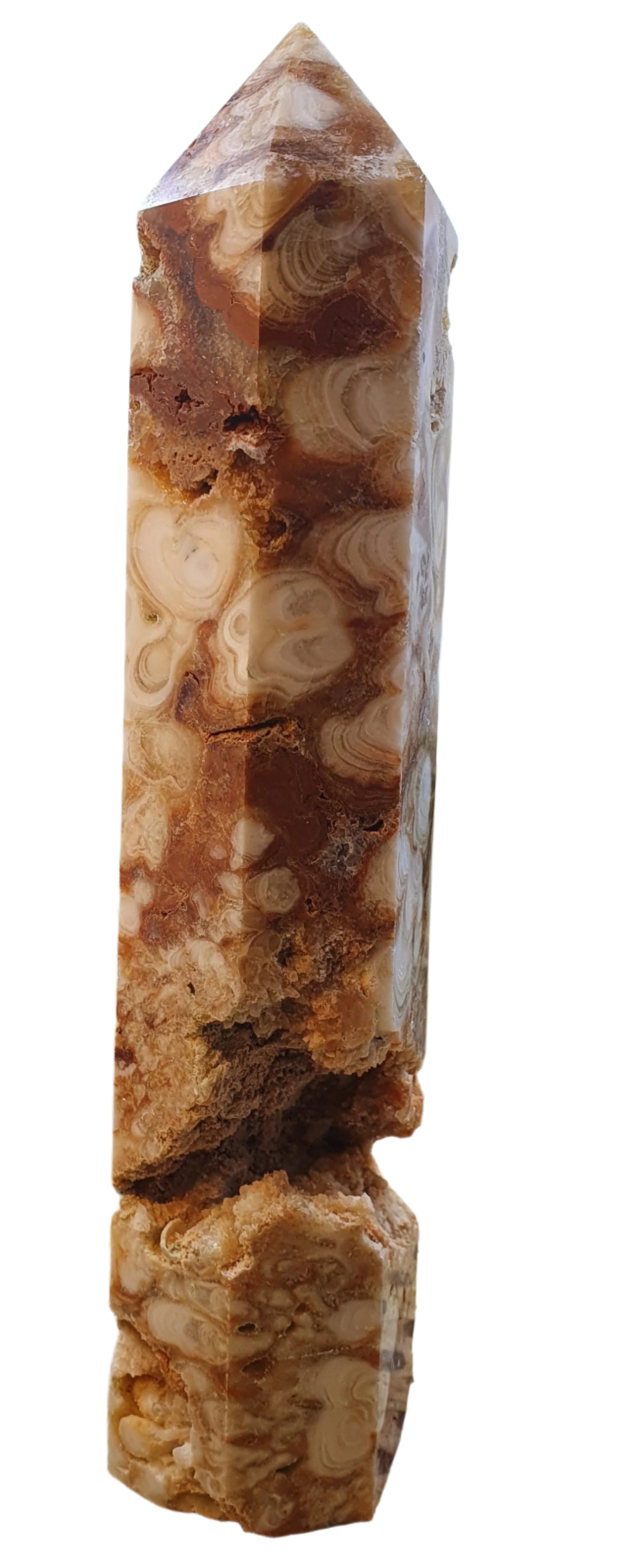 Amber Calcite Tower #1