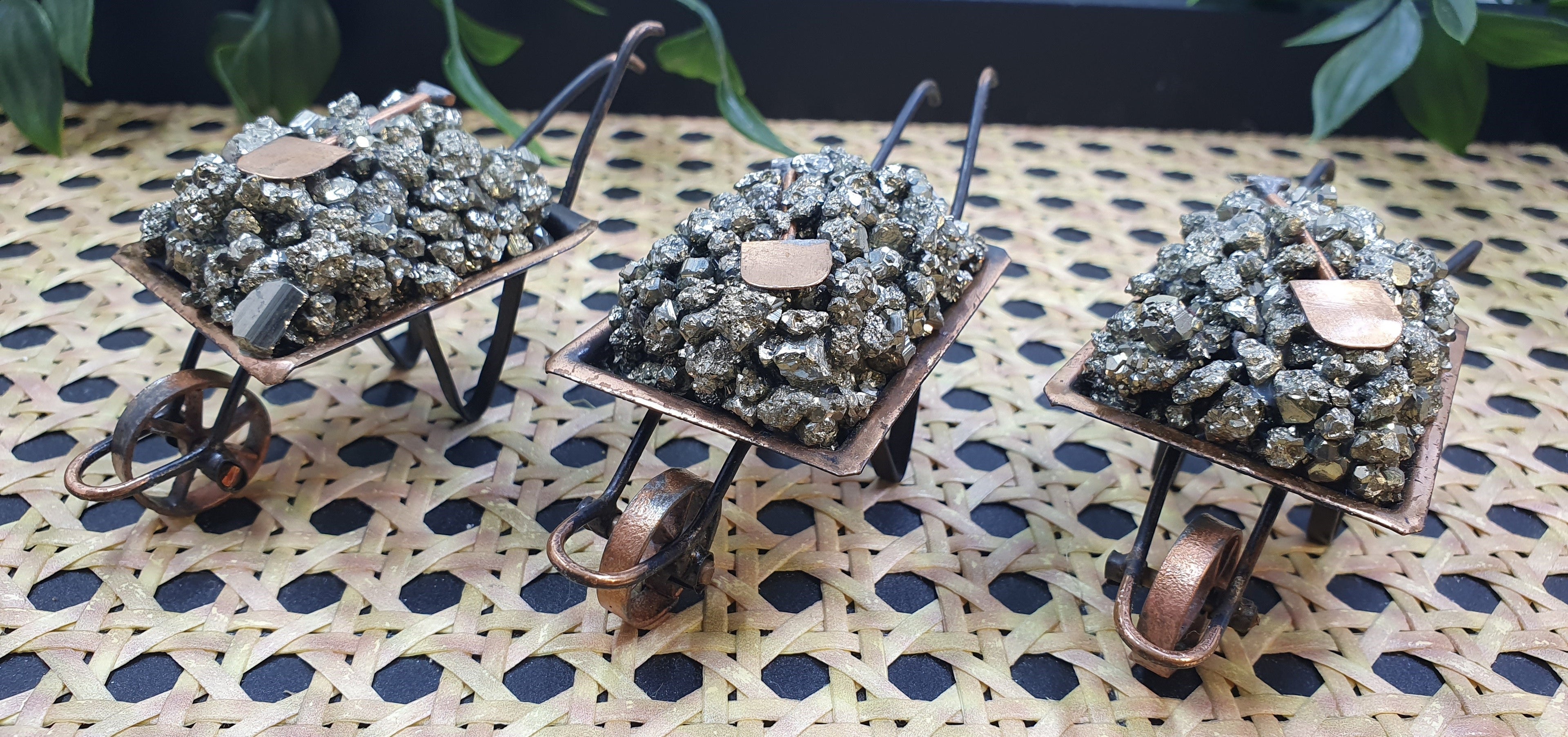 Pyrite Wheelbarrows