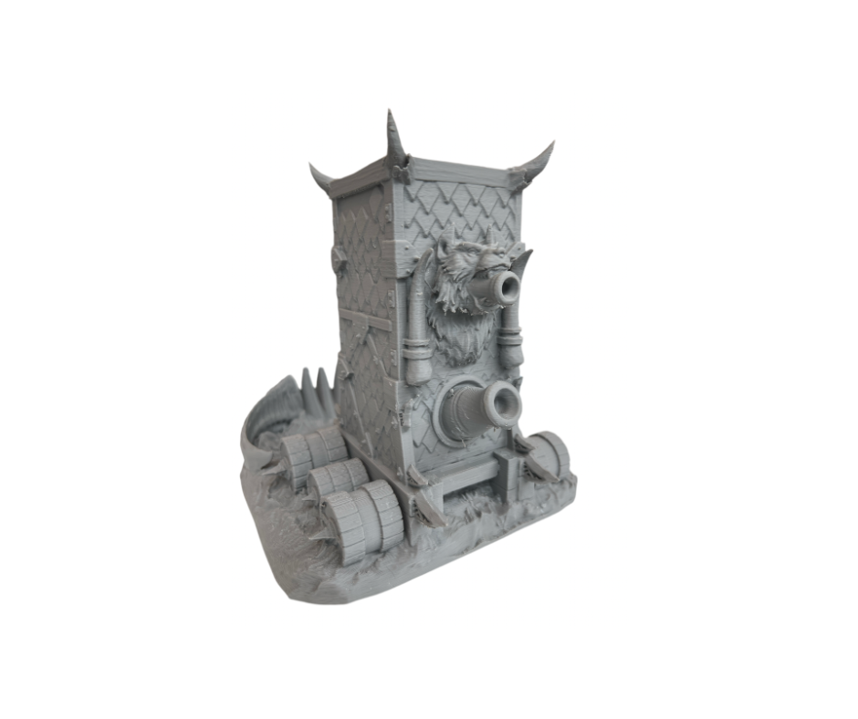 Ram Dice Tower (Grey)