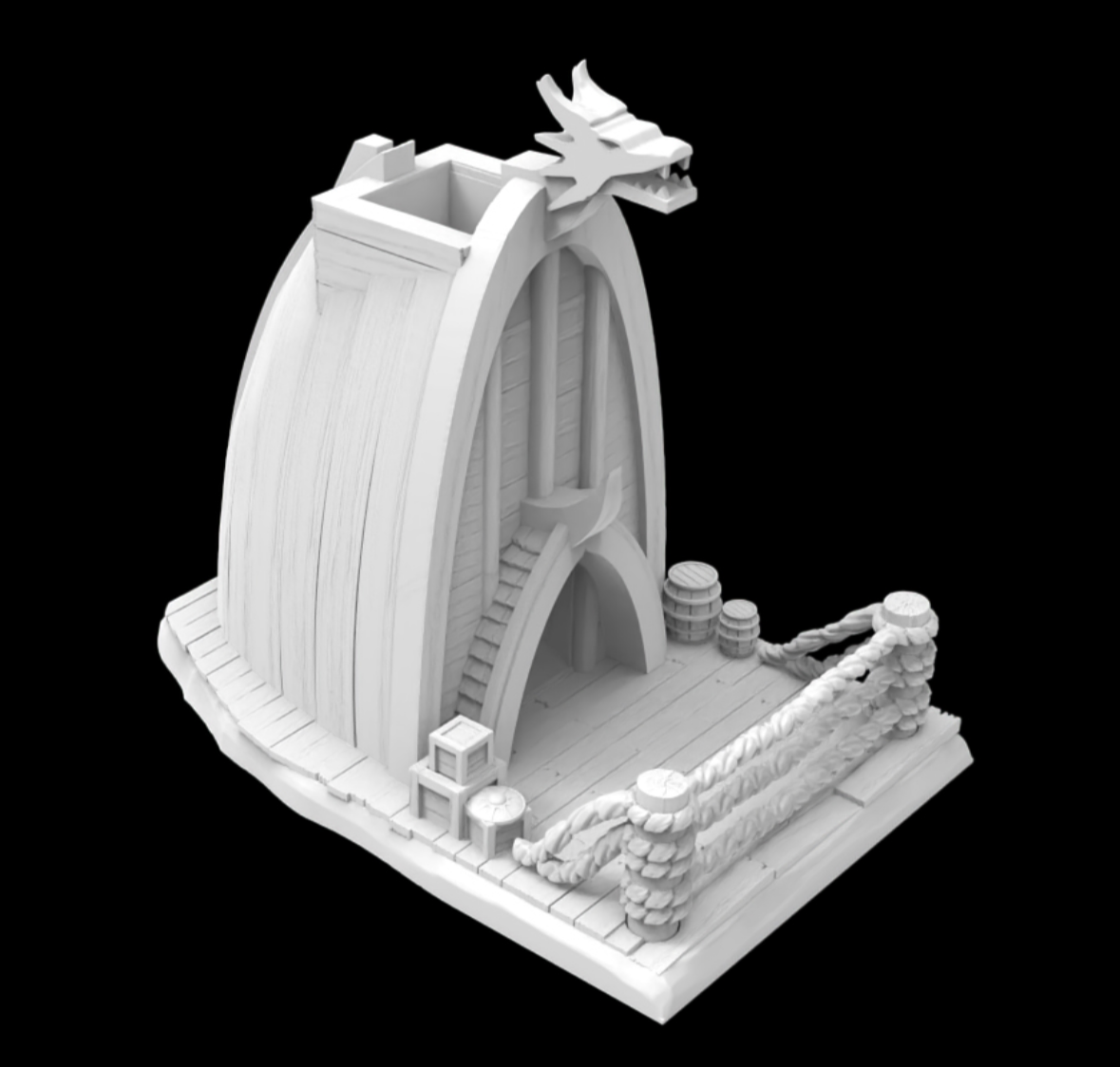 Vikings Dice Tower (Grey)