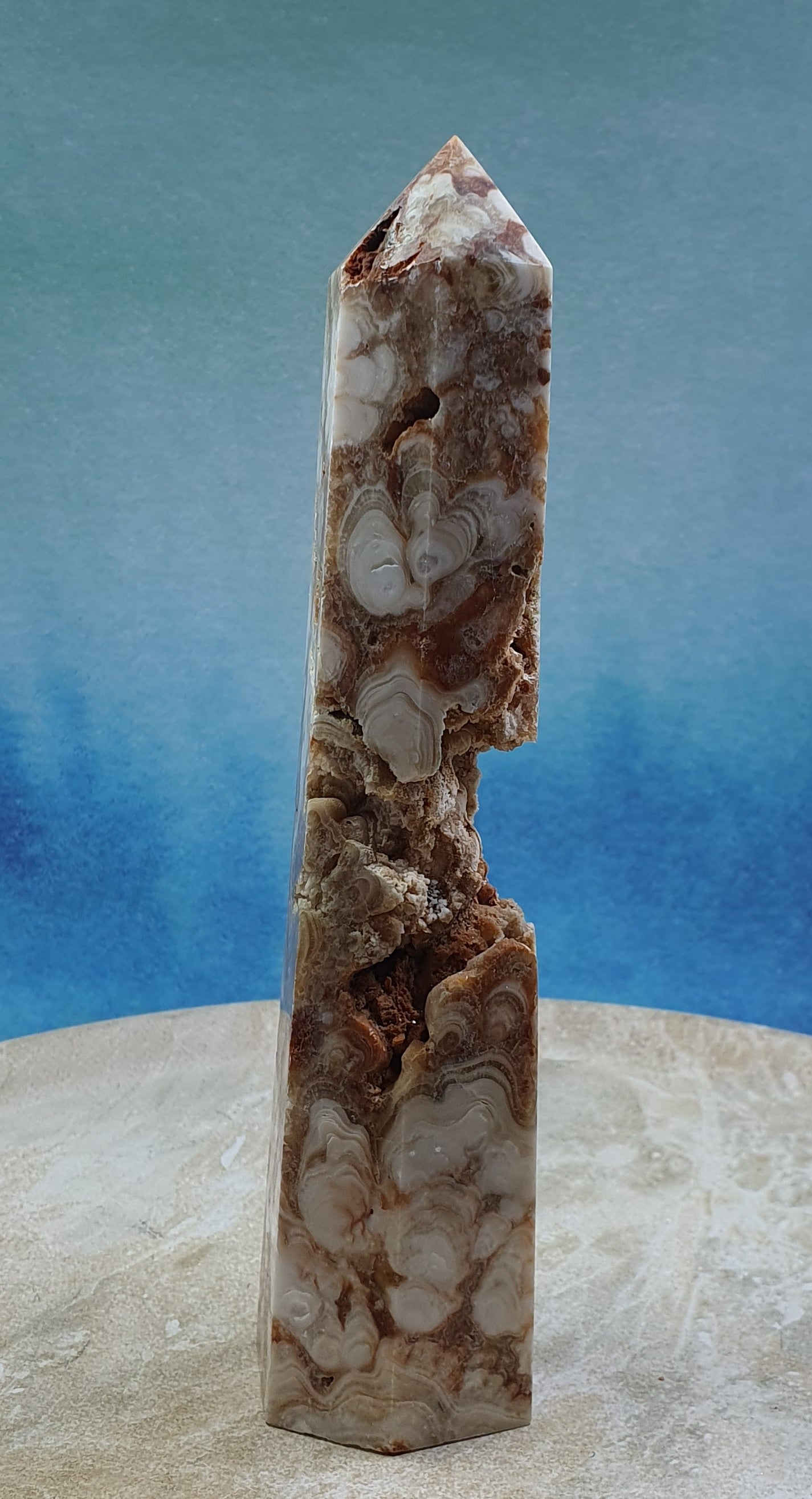 Amber Calcite Tower #6