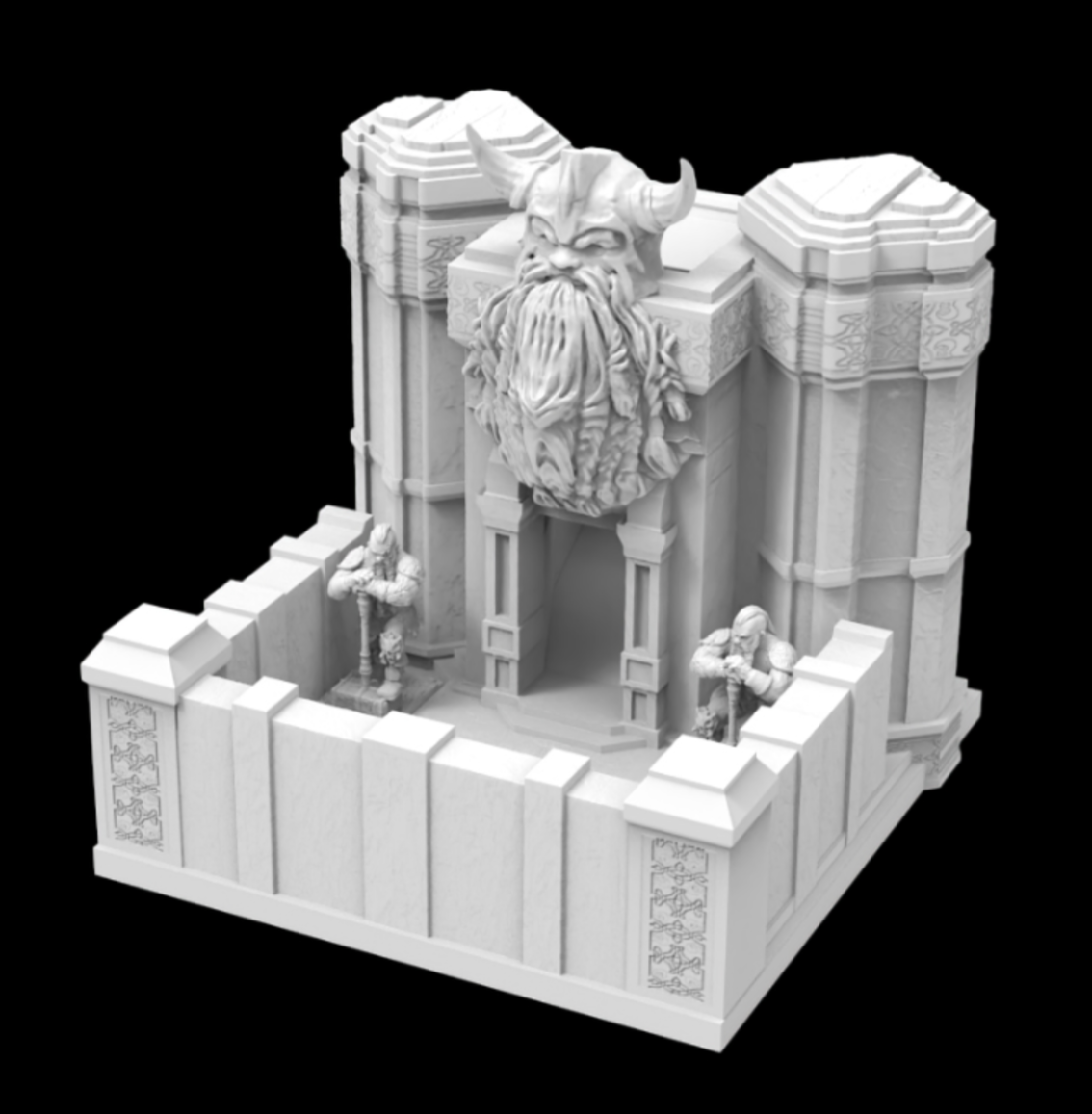 Dwarven Dice Tower (Grey)