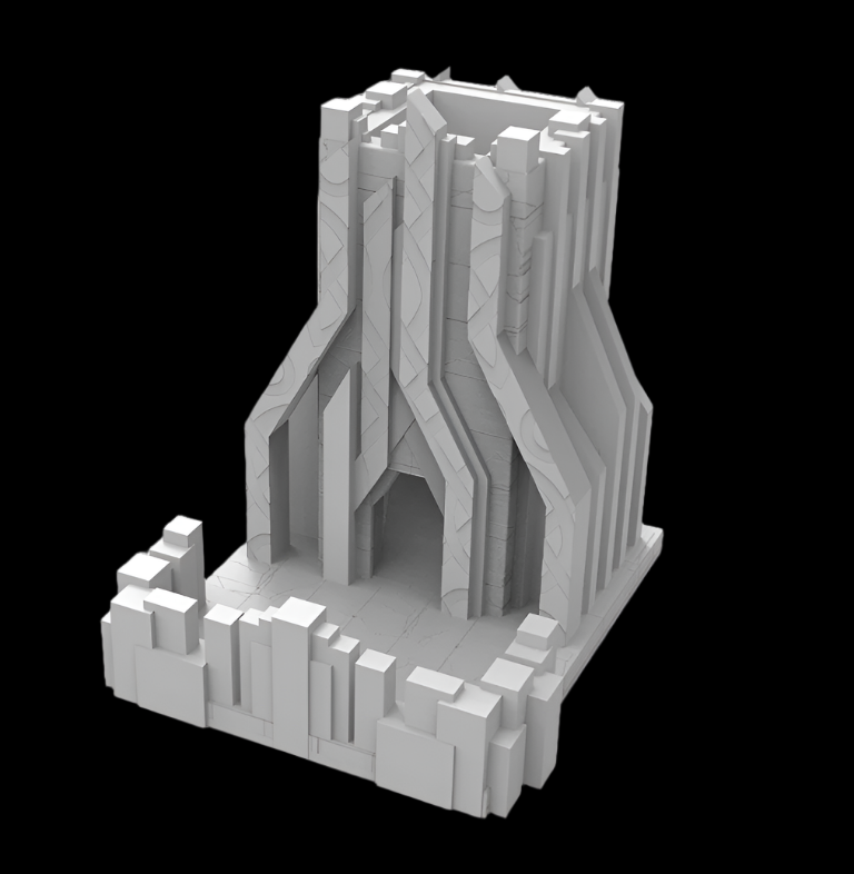 Valhalla Dice Tower (Grey)