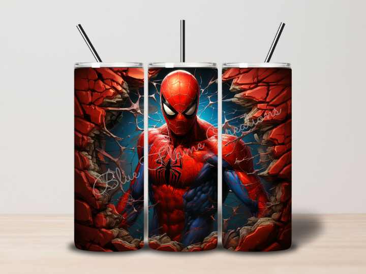 "SuperHero" Skinny Tumbler