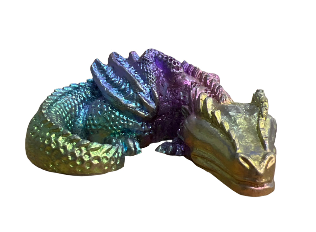 Bismuth Dragon Carving