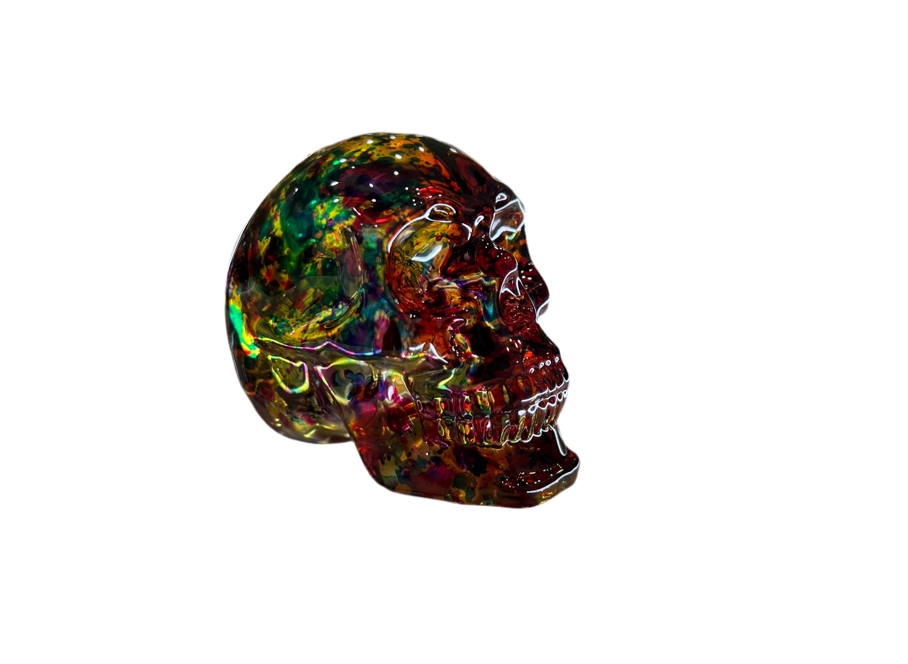 Glass Colored Skulls