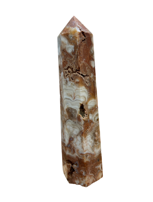 Amber Calcite Tower #7