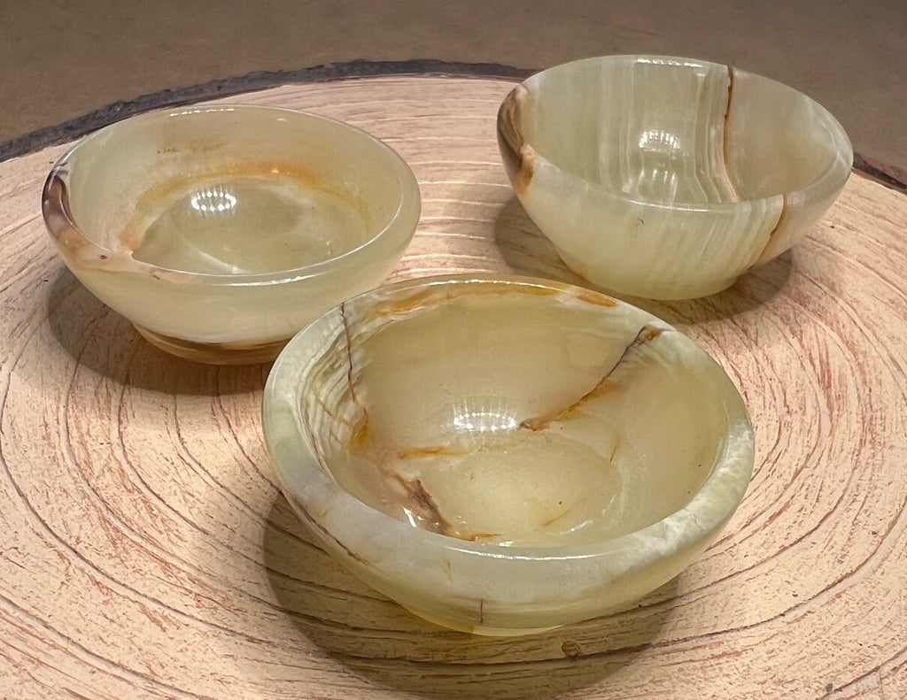 Green Onyx Mini Bowls