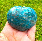 Blue Apatite Heart #1