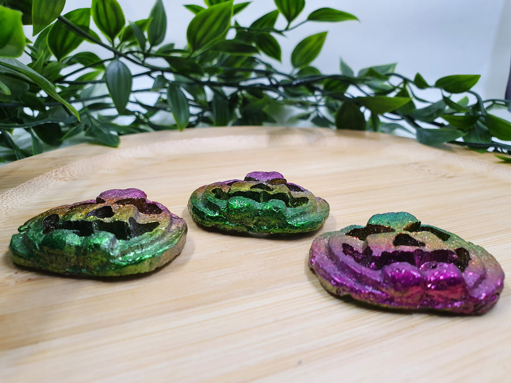 Bismuth Pumpkin Carvings