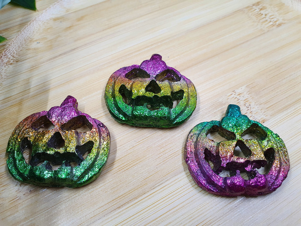 Bismuth Pumpkin Carvings