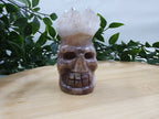 Clear Quartz Skull Head Cluster