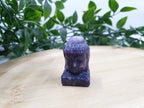 Buddha Head Crystal Carvings