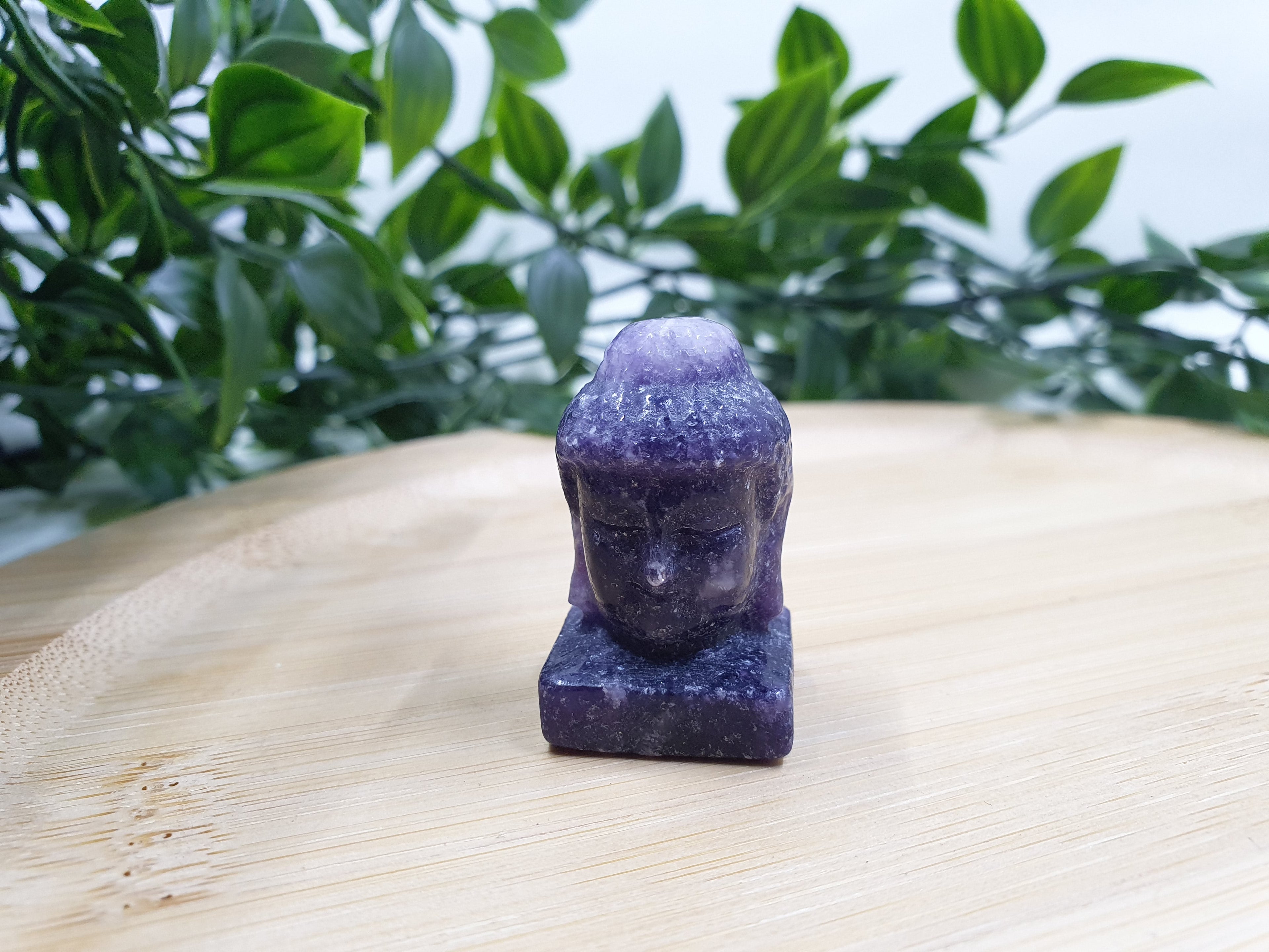 Buddha Head Crystal Carvings