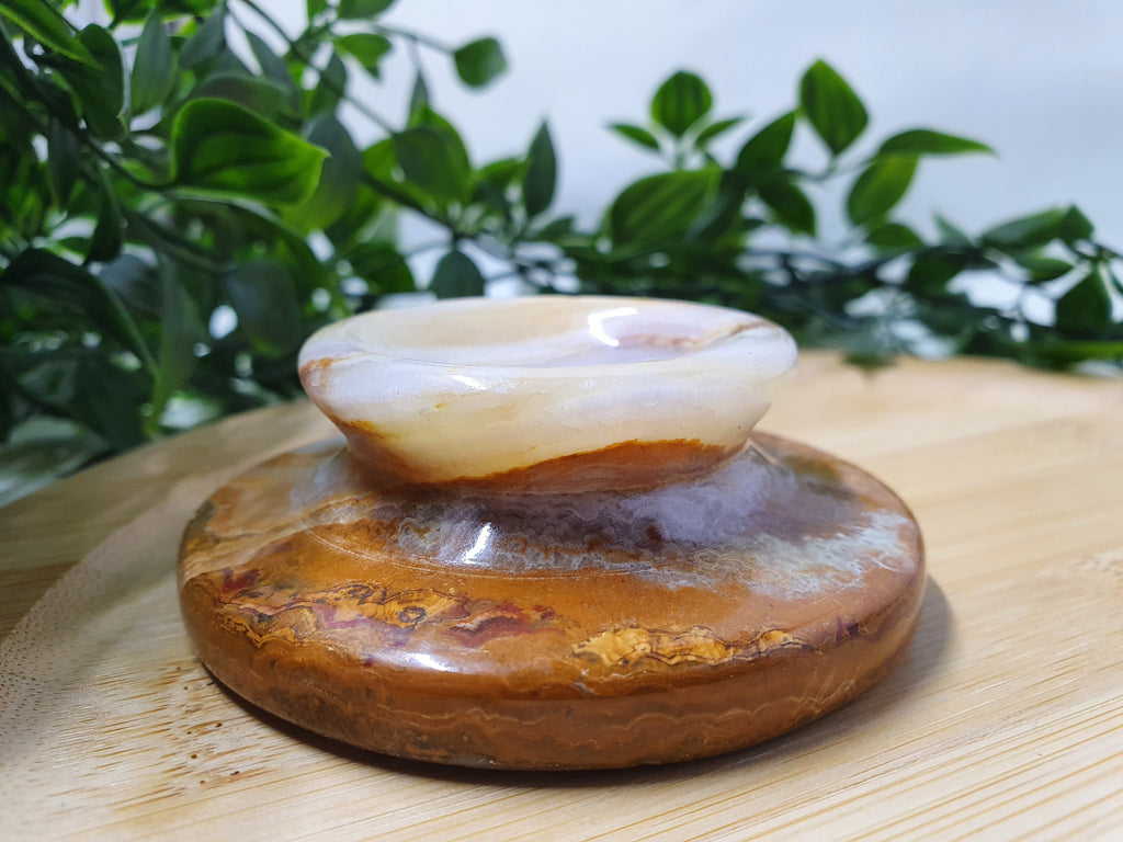 Green Onyx Sphere Stand