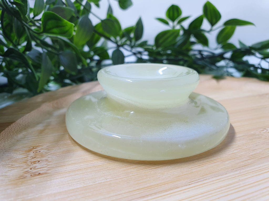 Green Onyx Sphere Stand