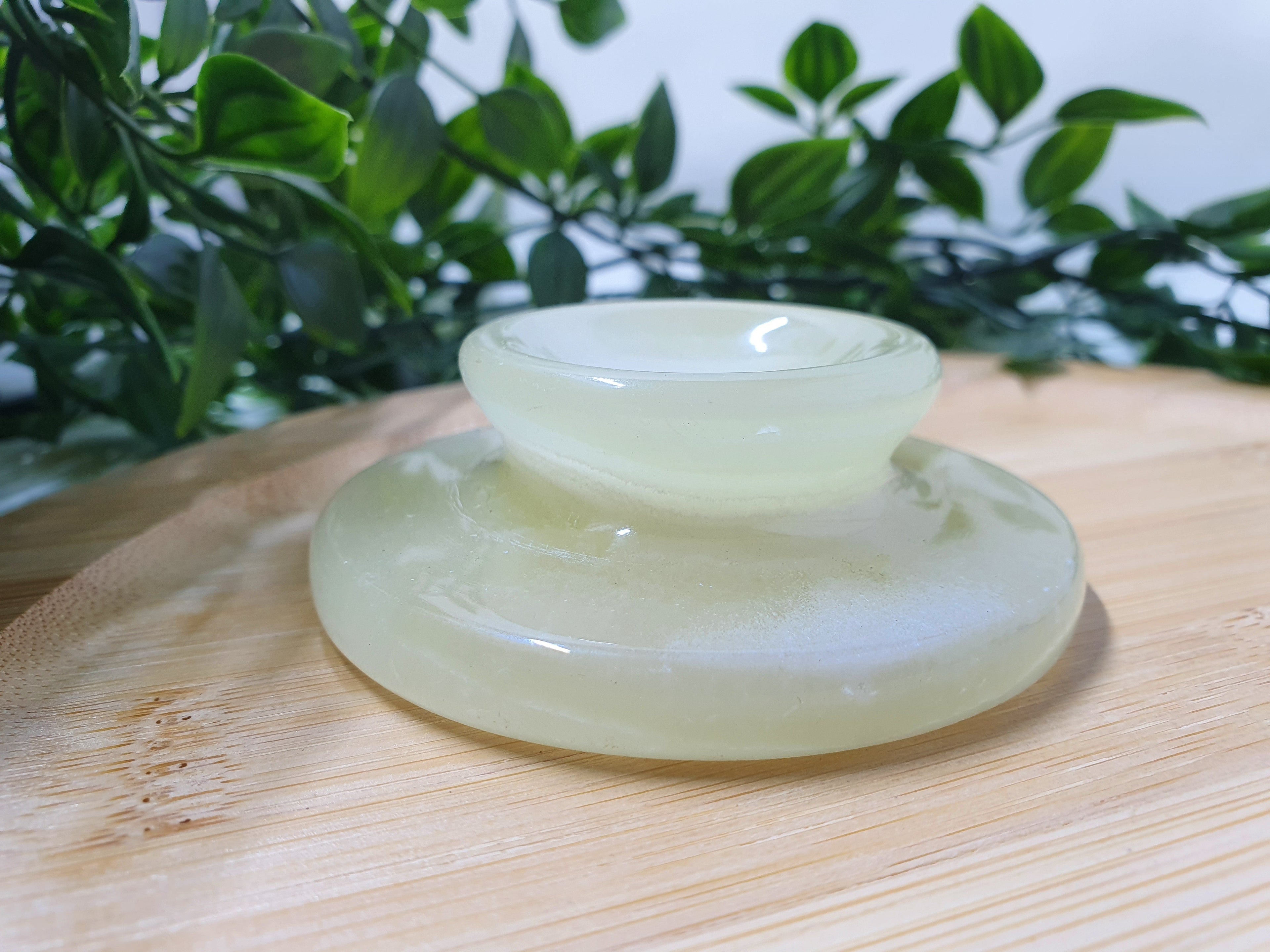 Green Onyx Sphere Stand