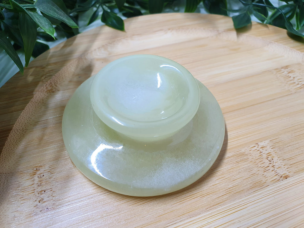 Green Onyx Sphere Stand