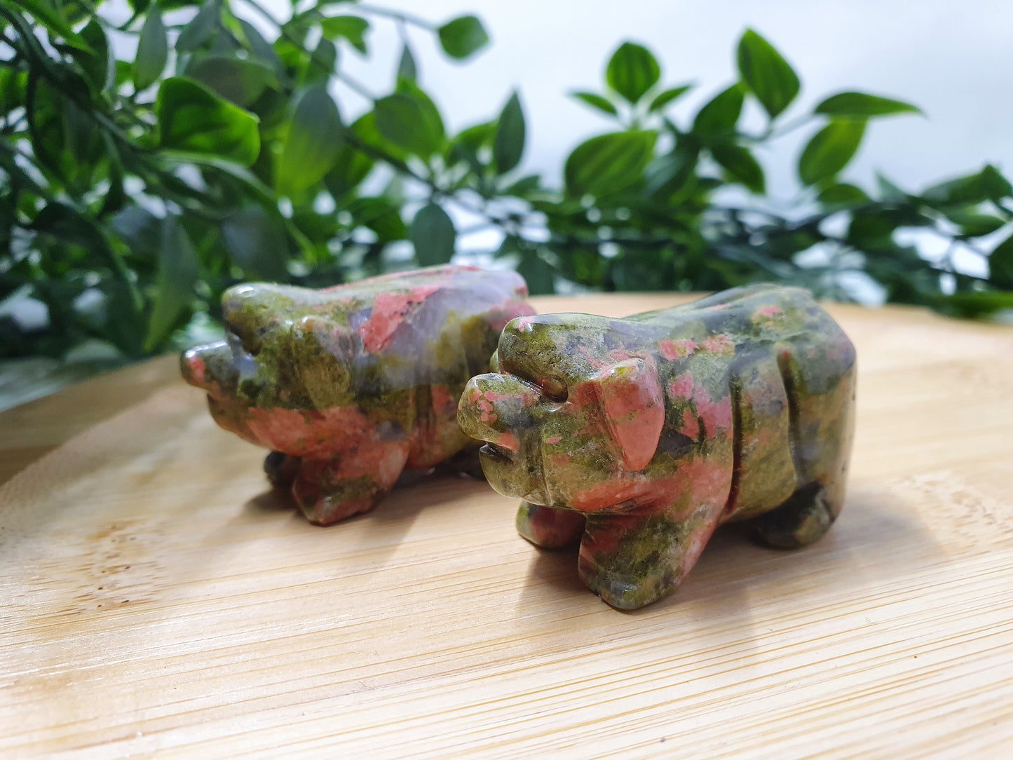 Unakite Pig Carving