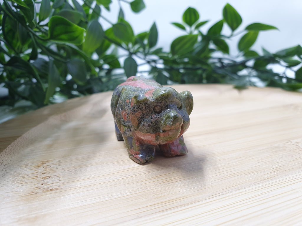 Unakite Pig Carving