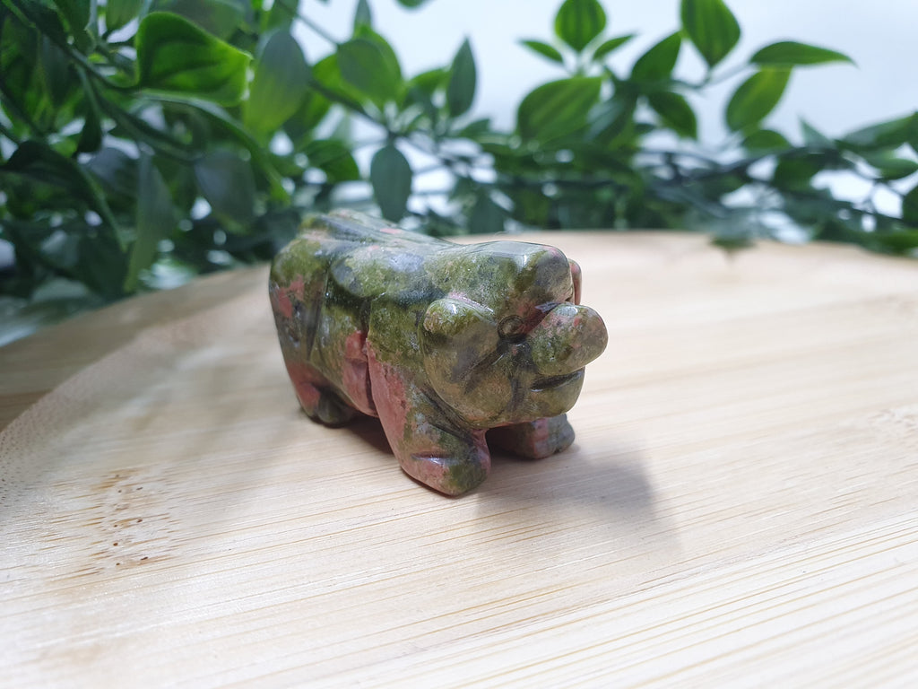 Unakite Pig Carving
