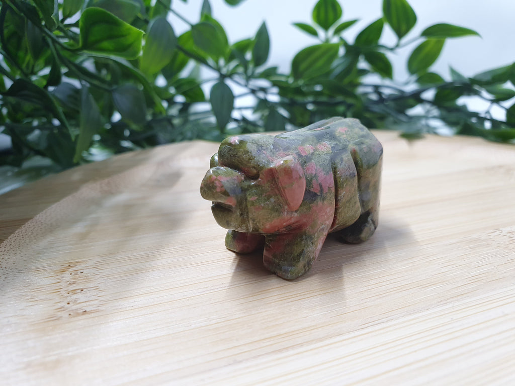 Unakite Pig Carving