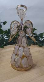 Rose Quartz Angel Figurine