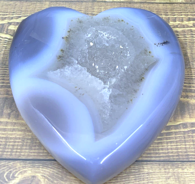 Druzy Agate Heart # 2