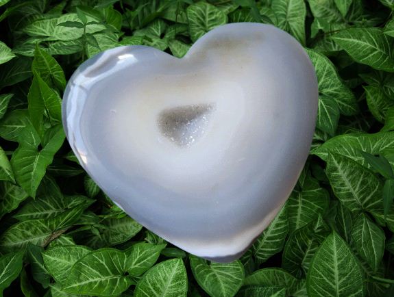 Druzy Agate Heart # 3
