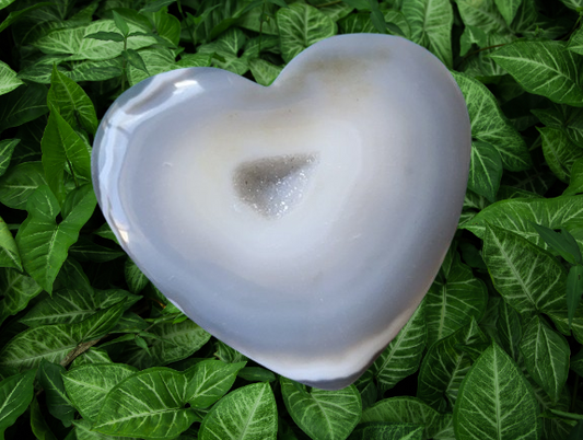 Druzy Agate Heart # 3