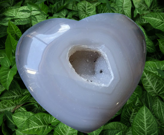 Druzy Agate Heart # 4