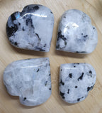 Rainbow Moonstone Heart