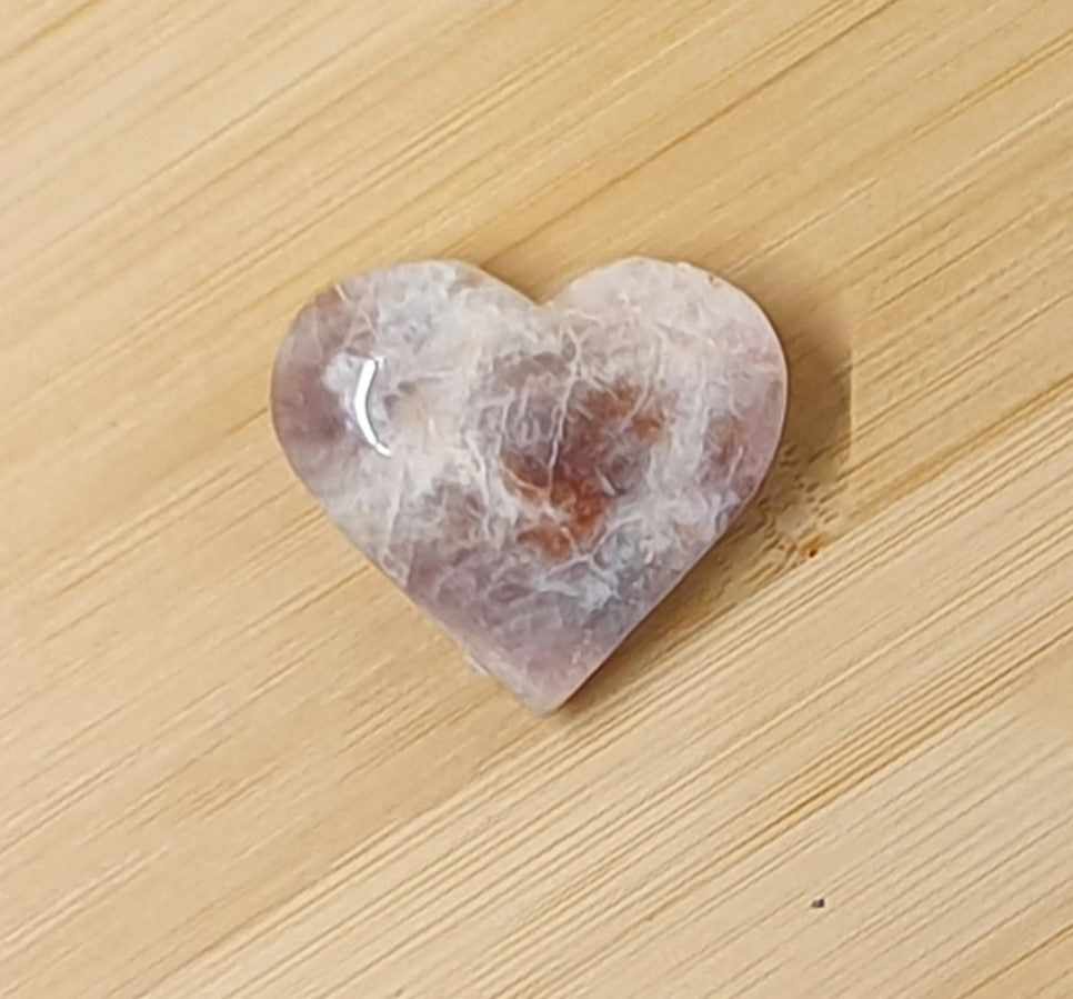 Blue Moonstone Heart