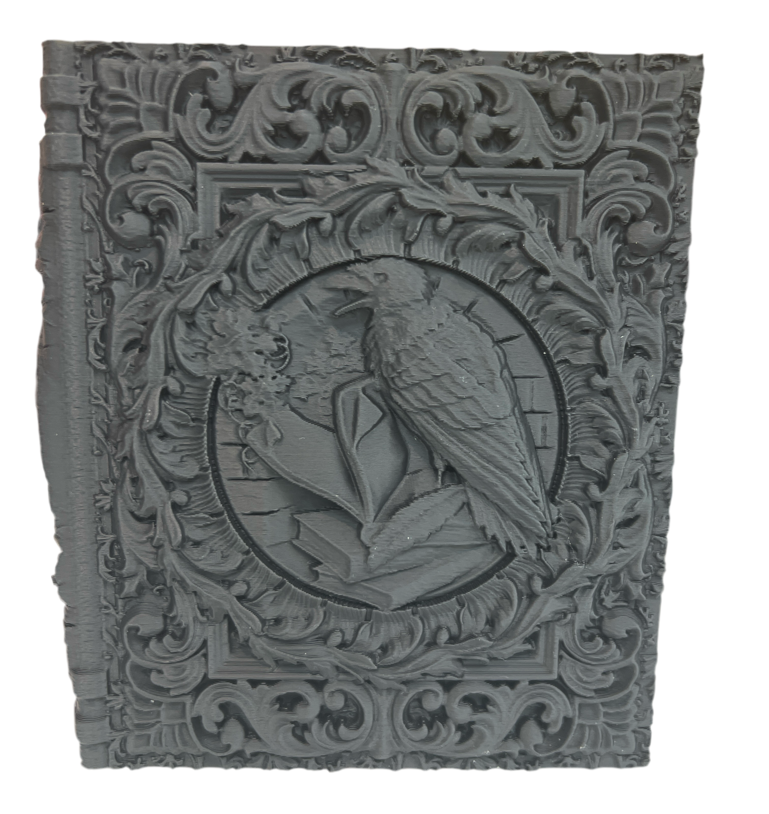 Raven Tome Card Dice Tray Book