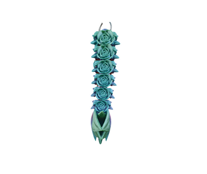 Rose Dragon Tail Keychains