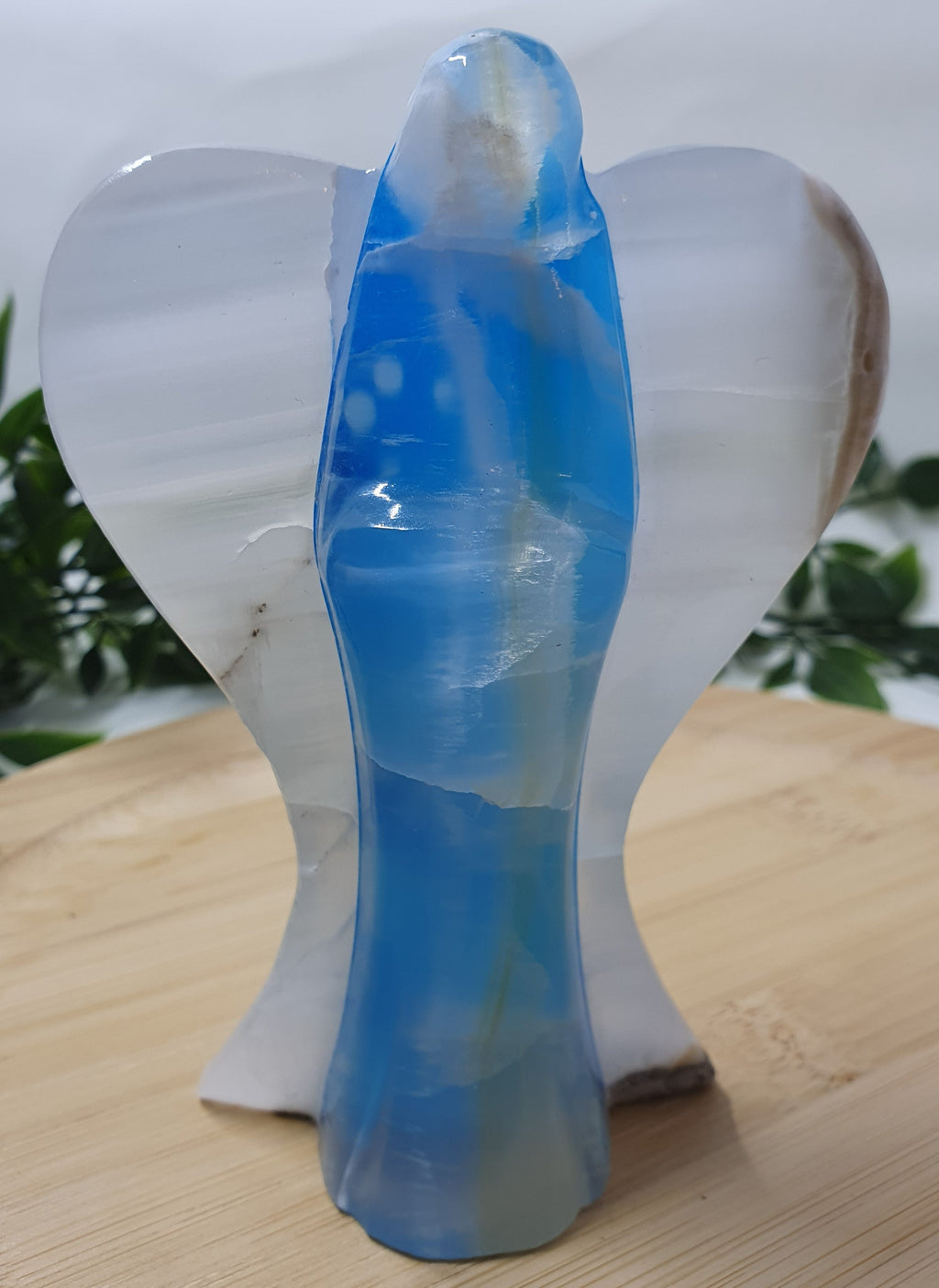 Dyed Onyx Large Blue Angel #1