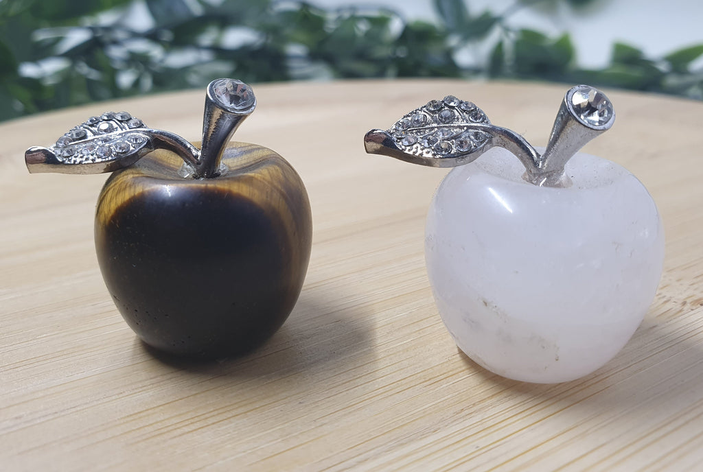 Mini Crystal Apples Carvings
