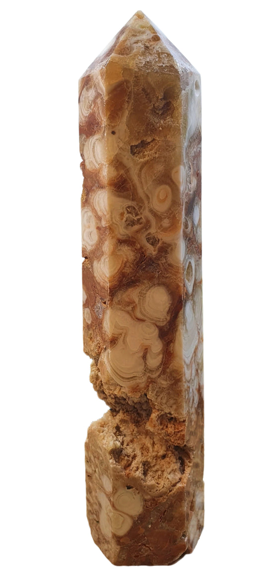 Amber Calcite Tower #1