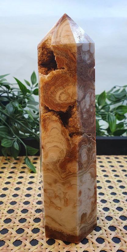 Amber Calcite Tower #3