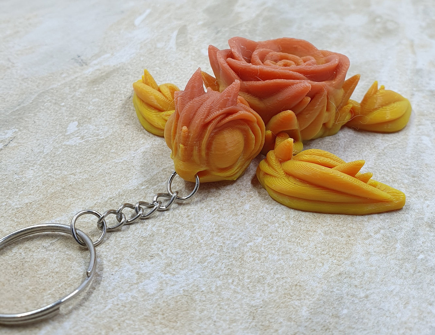 Rose Turtle Keychains #1