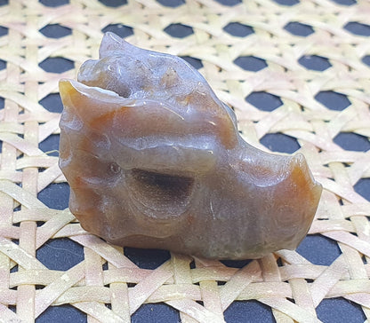 Dragon Mini Skull Carvings