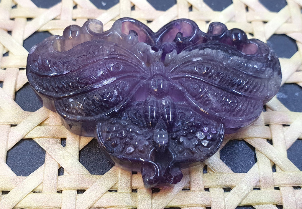 Fluorite Butterflies Carvings