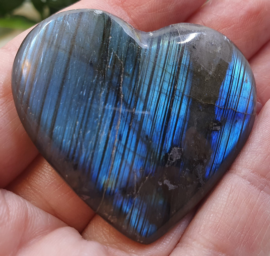 Labradorite Heart
