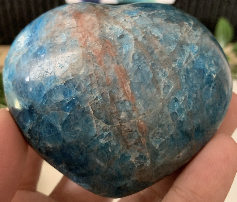 Blue Apatite Heart #5