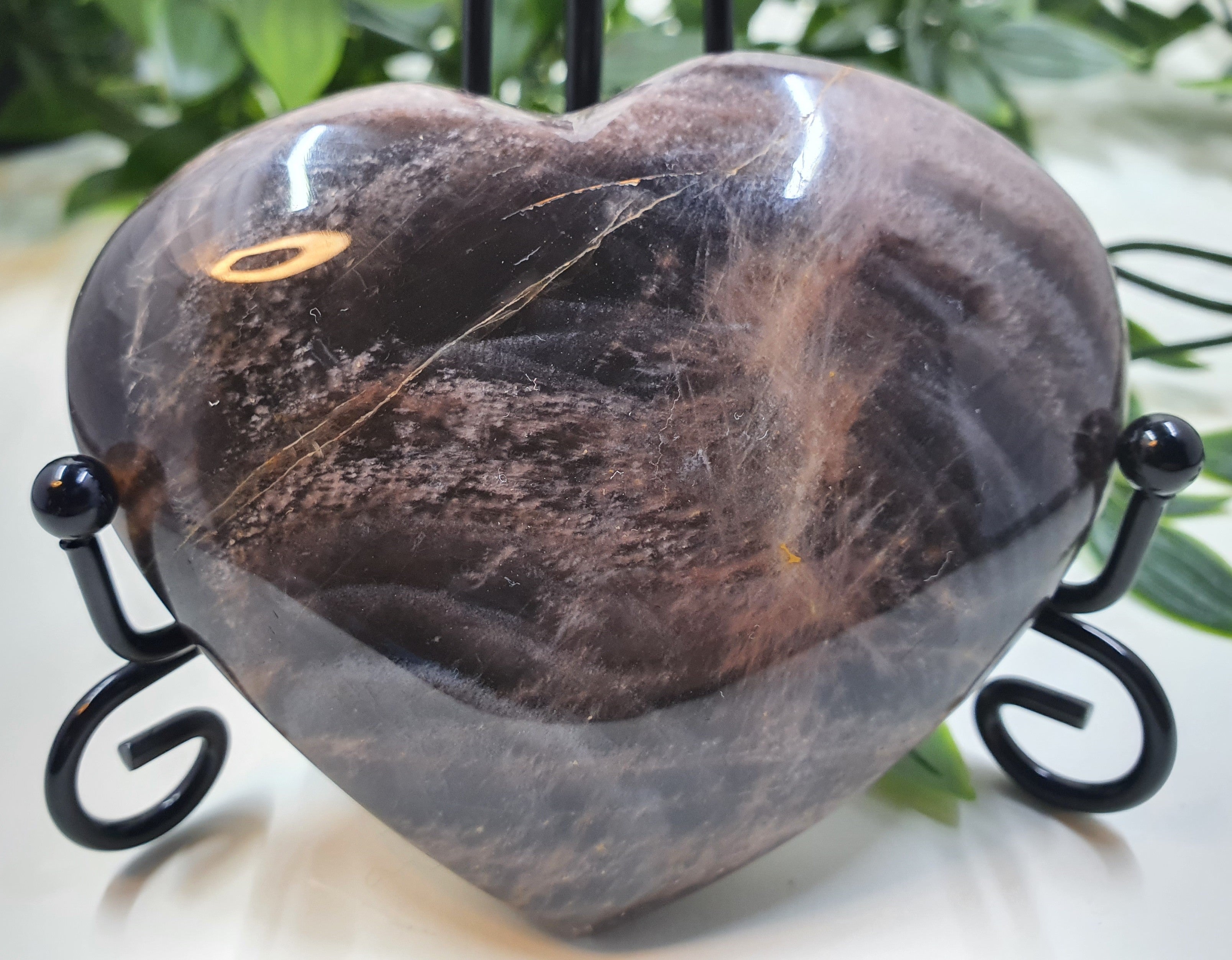 Black Moonstone Hearts