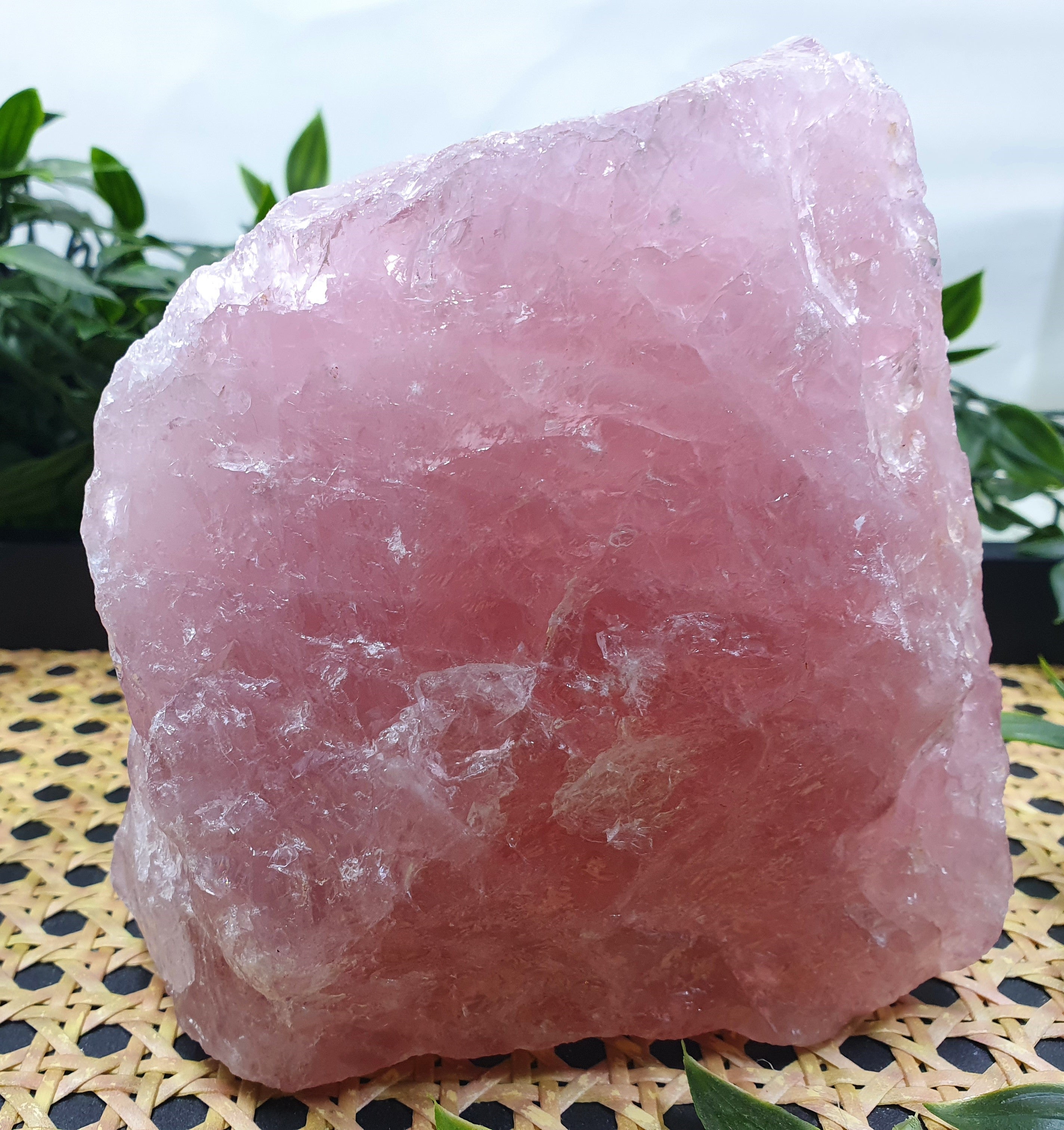 Rose Quartz Large Crystal Chunk