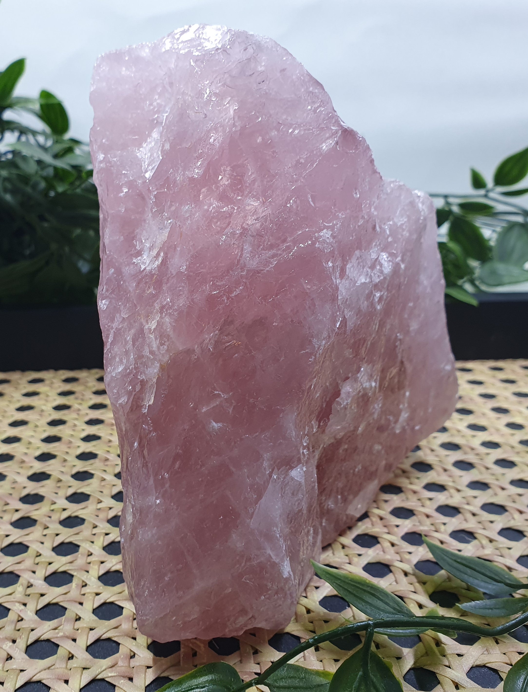 Rose Quartz Large Crystal Chunk