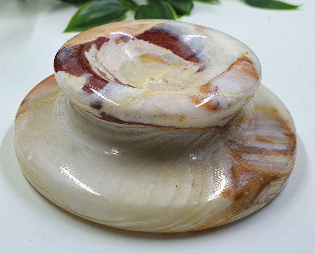 Green Onyx Sphere Holder