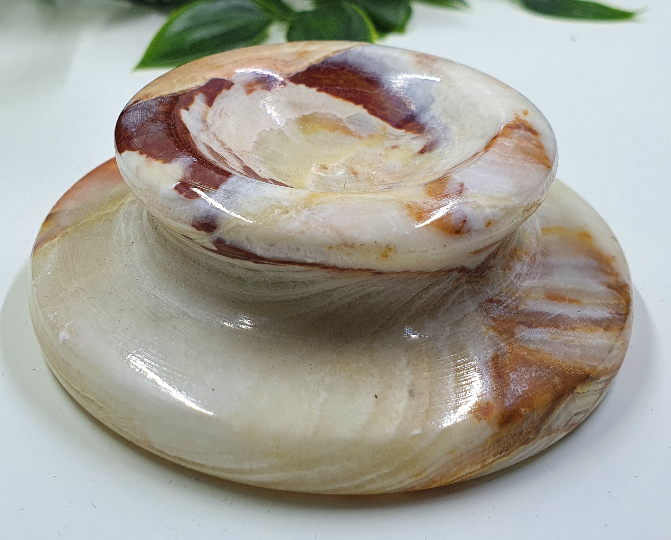 Green Onyx Sphere Holder