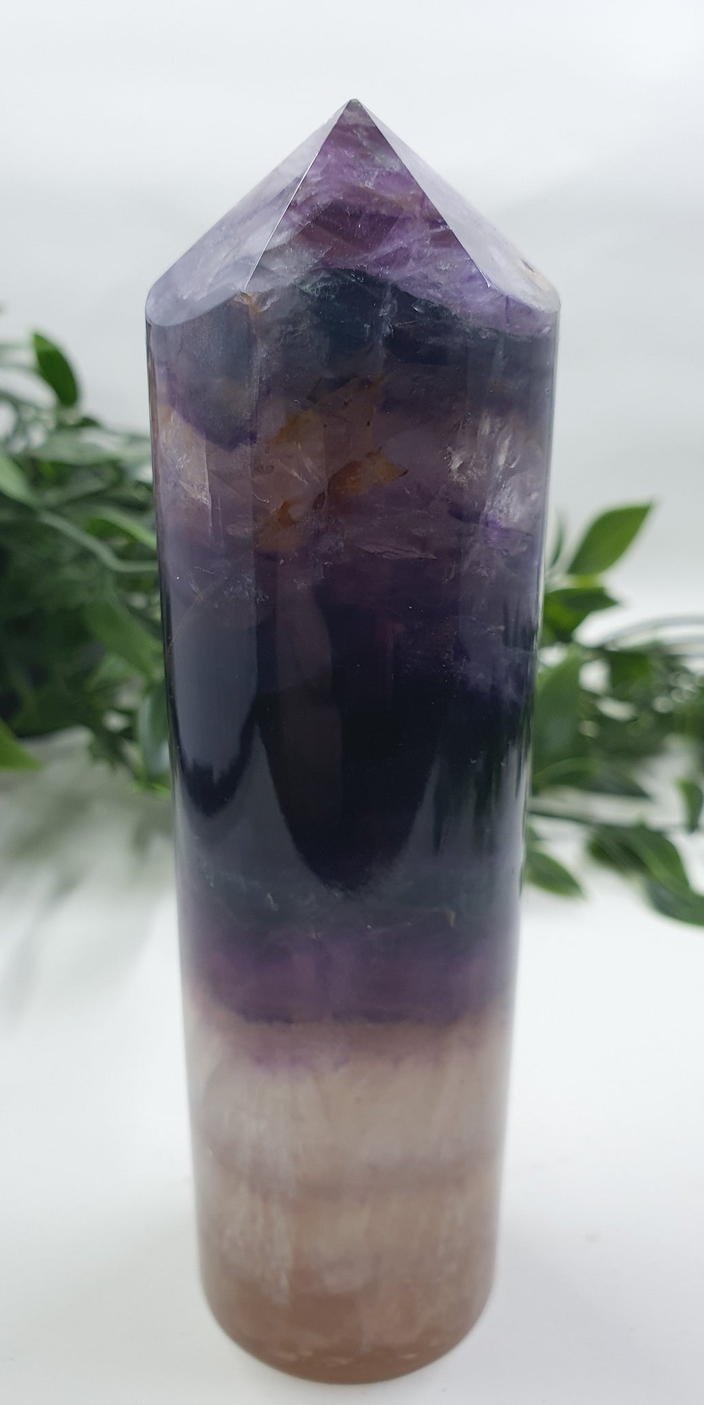 Rainbow Fluorite Round Point #3